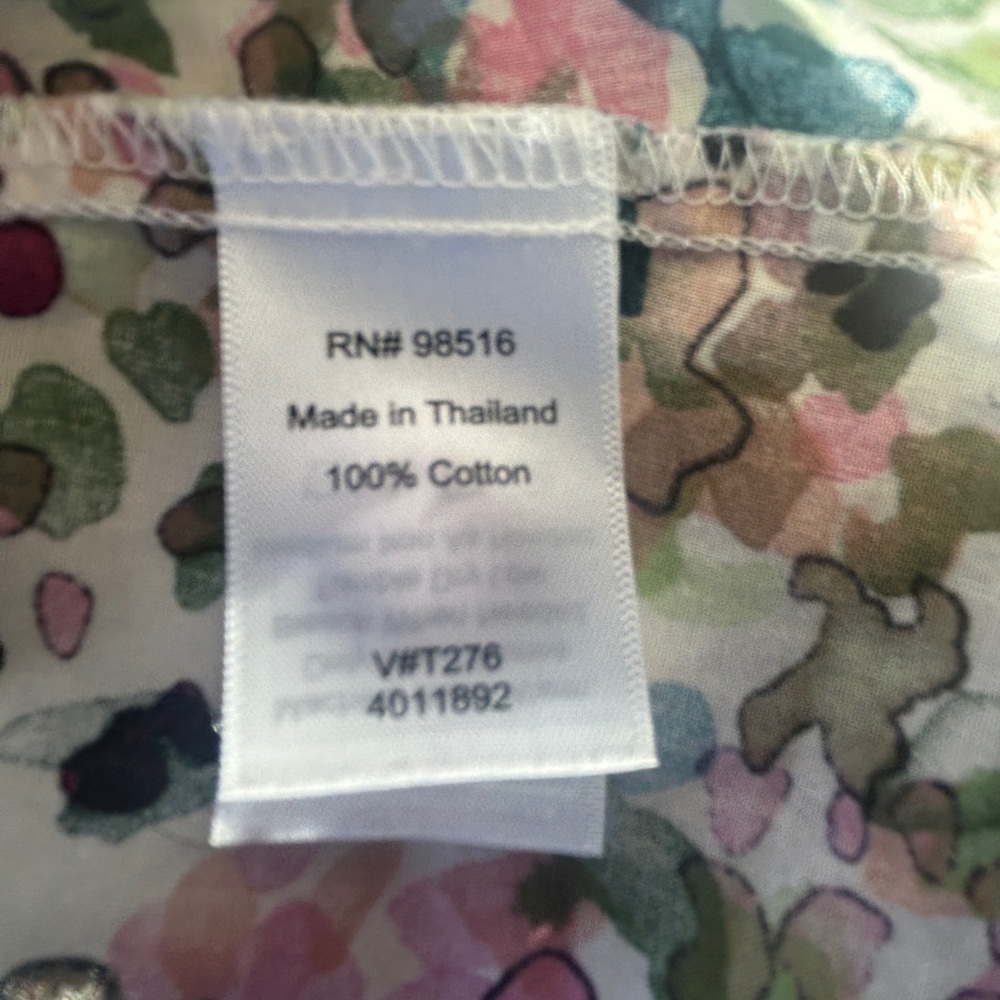 Coldwater Creek Multicolor Floral Blouse - Picture 8 of 9